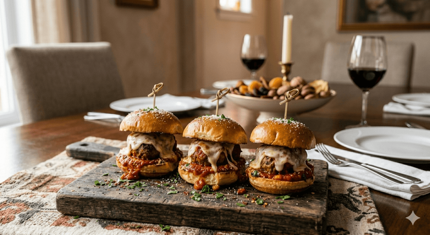 Meatball Parm Sliders